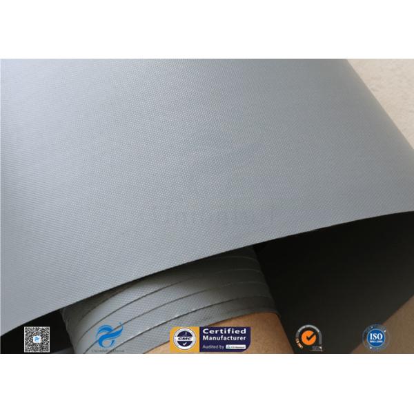 Buy Plain Weave Grey PVC Coated Fiberglass Fabric For HVAC Flexible Ducting 280g at wholesale prices