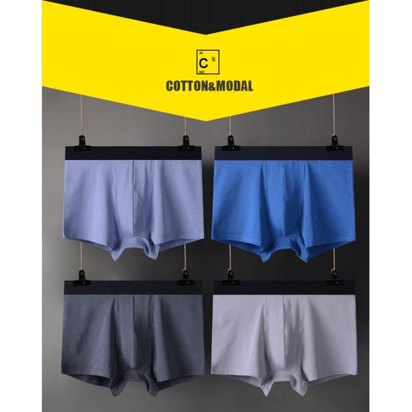 Plus Size L-6XL Mens Boxer Shorts Modal Men'S Breathable Boxer Briefs