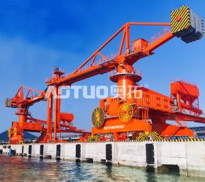 Quality 500DWT-100000DWT Orbital Mobile Screw Unloader Efficient Environmentally Friendly for sale
