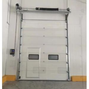 Finger Protection Insulated Sectional Doors Automatic Motor
