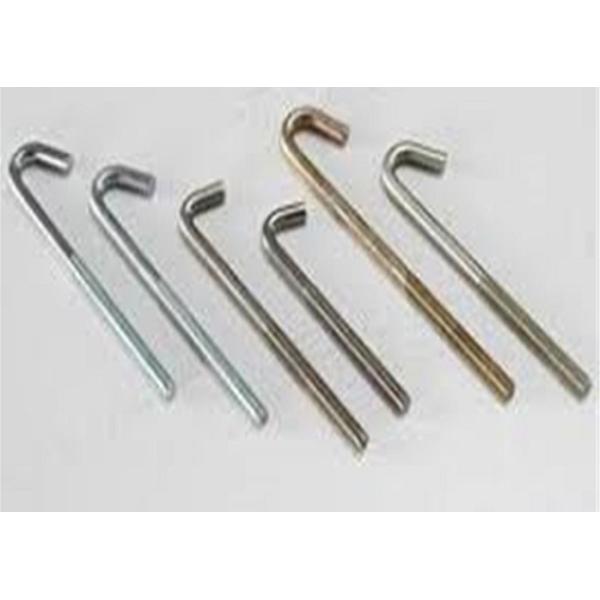 Corrosion Resistant Foundation Anchor Bolts , Concrete Anchor J Bolts