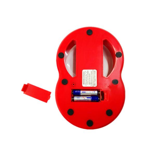 Round Shape Tempered Glass Digital Scale With Piece Counting Function