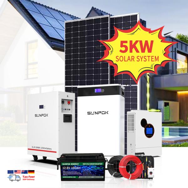 Buy Off Grid 10Kwh Rooftop Solar Power System 15Kw 10Kw 5Kw Full Set Hybrid Offgrid System Cost at wholesale prices