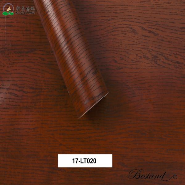 Self Adhesive Wood Grain Vinyl Decorative Film for Furniture Makeover and Enhancement