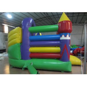Simple Garden Bouncy Castle Double Stitching , Digital Printing Infant Bounce