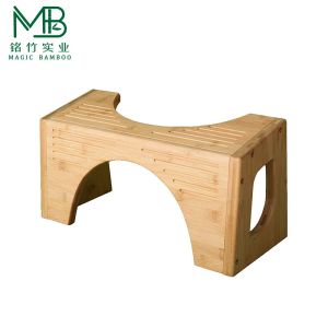 Custom Eco-Friendly Bamboo Bathroom Non-Slip Adult Squat Stool