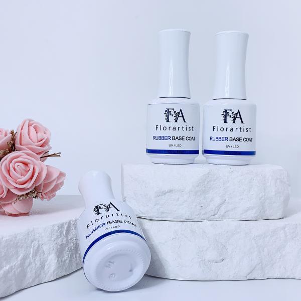 Private Label Strong Rubber Base and Top Coat Nail Gel Polish Color 15ml Soak Off UV Base Top Coat Gel Wholesale