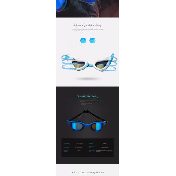 Professional Grade Adult Swimming Goggles for Competitive Swimmers