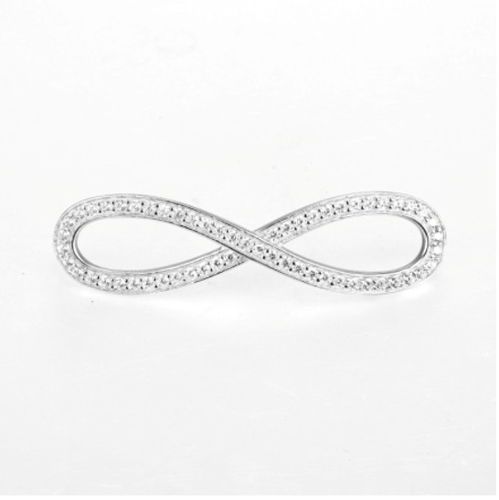 Buy Cubic Zirconia Sterling Silver Eternity Bracelet 13cm Silpada at wholesale prices