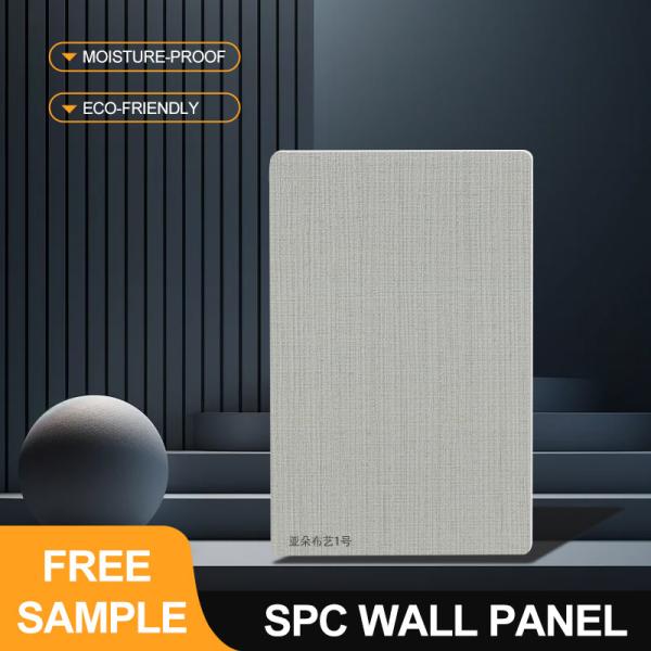 Buy Spc Wall Panels 600*2440*4mm Anti-slip Stone Plastic Composite Eco-Friendly Imitation Tile Renovation Remodelling Fast Installation For Hotel Shower at wholesale prices