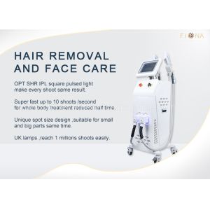 Quality Professional OPT SHR Hair Removal Machine For Brown Skin Fast Speed 2500W for sale