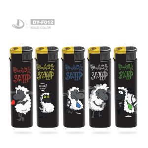 Customization Disposable Butane Gas Plastic Flameless Lighter with Windproof