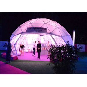 Customized Large Outdoor Geodesic Dome Tent For Commercial Meeting
