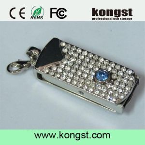 Quality Kongst jeweled usb flash drive usb flash disk,rhinestone usb for sale