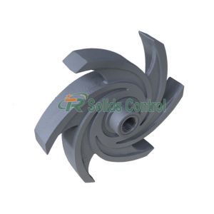 Reliable Operation Centrifugal Mud Pump Spare Parts Cast Iron Impeller