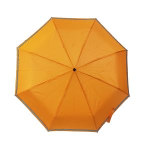 China 3 Folding Manual Open 21in Windproof Umbrella With Wooden Handle on sale