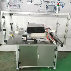 China 300dpi 110mm Paper Printer Label Applicator Machine Online Printing on sale