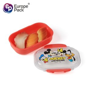 Plastic sushi fruit food container disney pattern