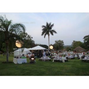 Pearl 1.2 M Lighting Inflatable Balloon Blow Up Led Lantern DC80W For Wedding