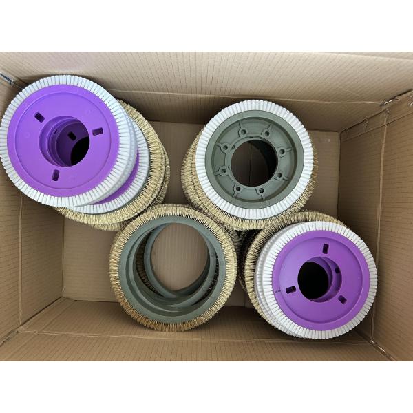 Krantz Finishing Machine Accessories Stenter Machine Parts Brush Wheel K10 Type Plastic Black Pig Hair