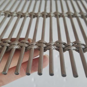 Aisi 304 Cable Rod Mesh For Wall Screen