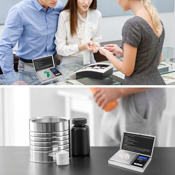 Customizable Portable Digital Jewelry Gold Scale Mini 200g 0.01g Electronic Pocket Gram Scale With Calculator Convenient