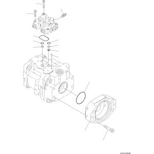 708-1T-00551 708-1T-01551 708-1T-04150 For Komatsu Bulldozer D39EX-22 D39PX-22