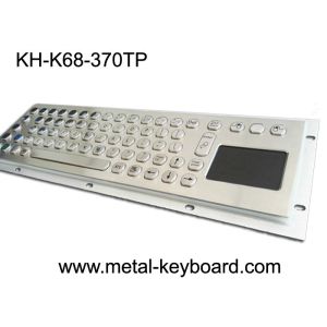 Stainless Steel Panel mount industrial pc keyboard with touchpad