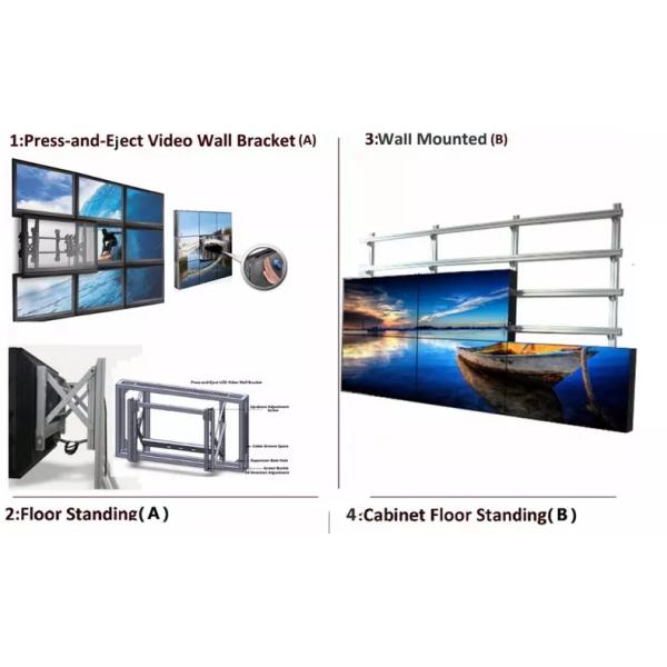 Commercial Grade Super Narrow Bezel Display Wall Mounted Video Wall 47" 30kg
