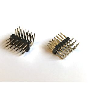 Pin header socket looper Single Plastic Dual row 90° DIP 2.0mm Board to Board