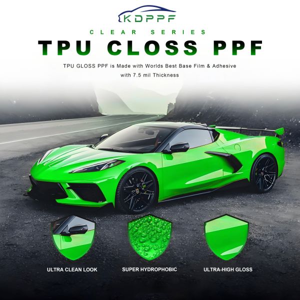 1.82 X15M Anti Stain Hydrophilic High Gloss PPF Self Healing Anti Yellow Paint Protection Film