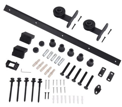 Raw Carbon Steel Sliding Door Barn Gate Hardware