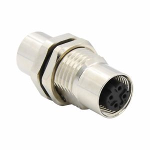 Fix Screw Locking Circular Plastic Connectors With TPU GF Insert For 28AWG-14AWG