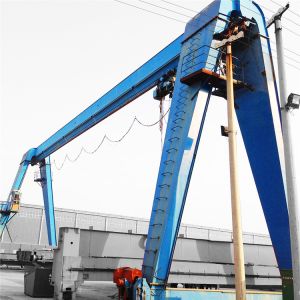 Single Girder 5 Ton Gantry Crane High Efficiency Safety For Steel Handling