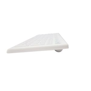 Ergonomics Silicone Wireless Medical Keyboard 106 Keys With Back Pad