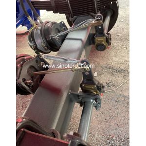 ISO/CCC/SGS Flatbed Trailer Semi Truck With Hydraulic Ramp