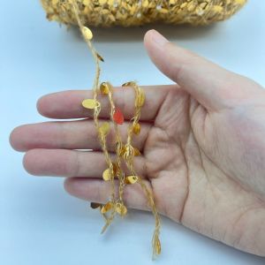 1/3.7NM customized multi-style sequin Shimmering Cotton-Polyester Blend Pearl