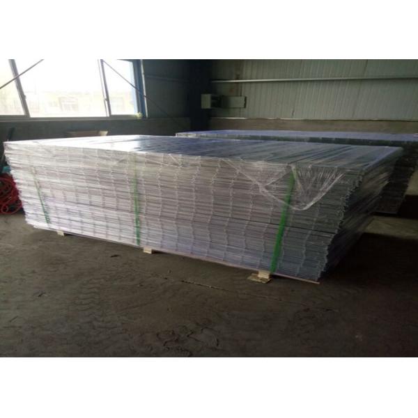 Hot Dip Galvanized Wire Mesh Panels 2. 5 mm, PVC Coating Wire Grid Panels For Construction