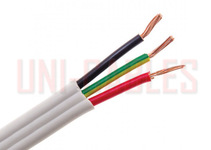 Quality Flat TPS 2 Core PVC Insulated Cable 450 750V for sale