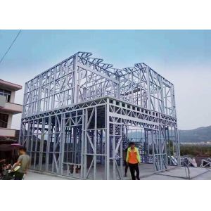 Light Steel Frame Fast Assemble Wind Resist Prefab Luxury Villa kit