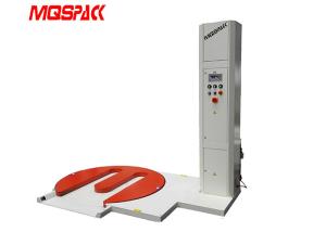 Quality 40 Pallets/H Semi Automatic Pallet Wrapper With PLC Controller for sale