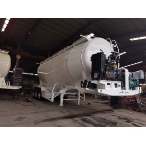 Large Volume 40cbm Dry Bulk Cement Tanker Trailer