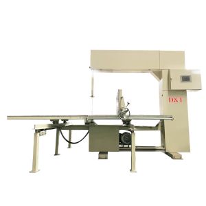 Manual Vertical PU Foam Cutting Machine With Fast Speed 1.74kw