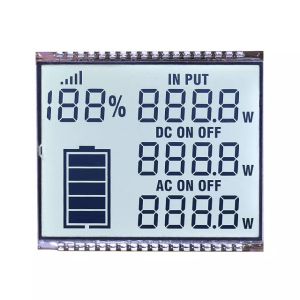 Customized Size Lcd Display Screen , Transmissive Seven Segment Lcd Display