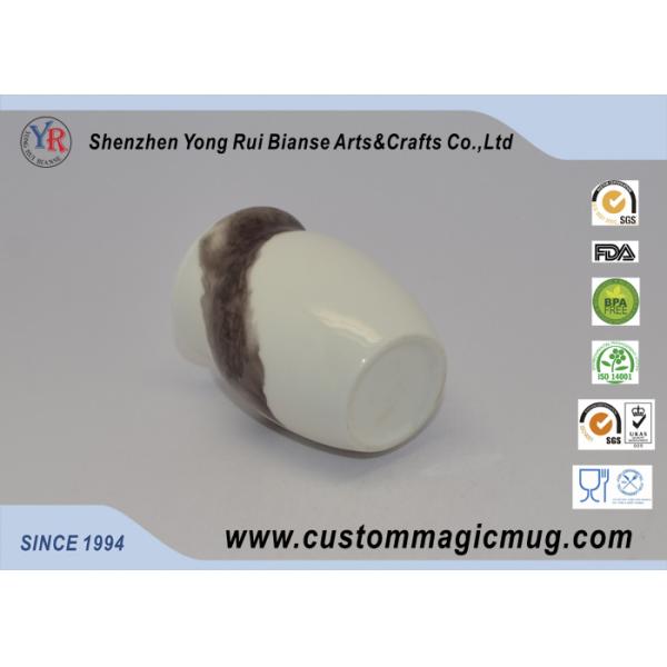 Unique Shape Hot Water Color Changing Ceramic Mug For Drinking Tea Cup