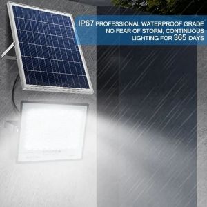 72 Lamp Beads Solar LED Flood Security Light Battery Operated Outdoor 50w Solar