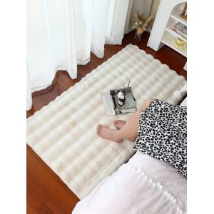 Checkered Plush Cloud Washable Area Rug