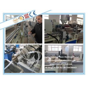 EVA LLDPE Materials Vacuum Pipe Hose Extrusion Line / Making Machine