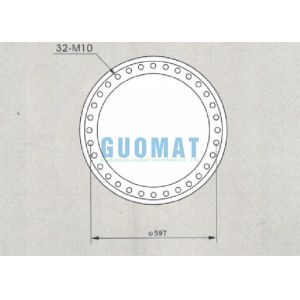 W01-358-7304 Firestone 321 Type Industrial Air Spring Triple Convoluted