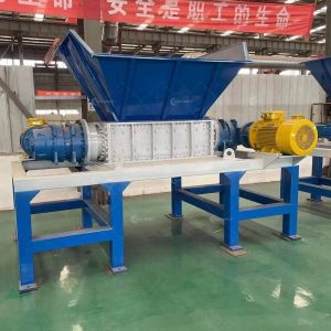 Double Shaft Shredder Machine for Used Household Refrigerator Shell Disintegrati